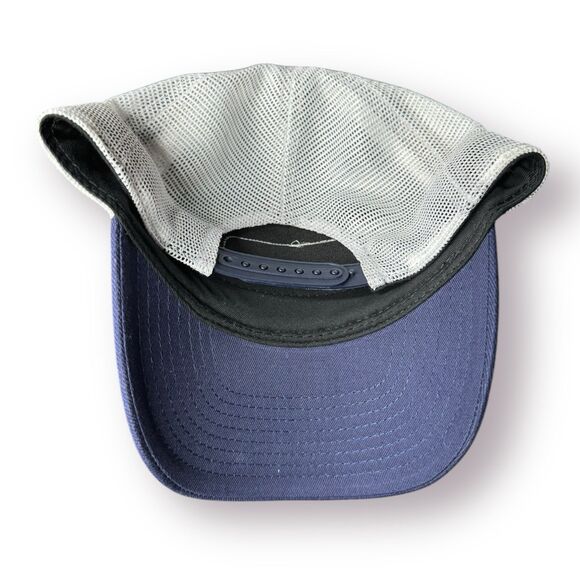 NFL Los Angeles Rams Mesh Snapback Hat Blue/White Mesh - Picture 3 of 5